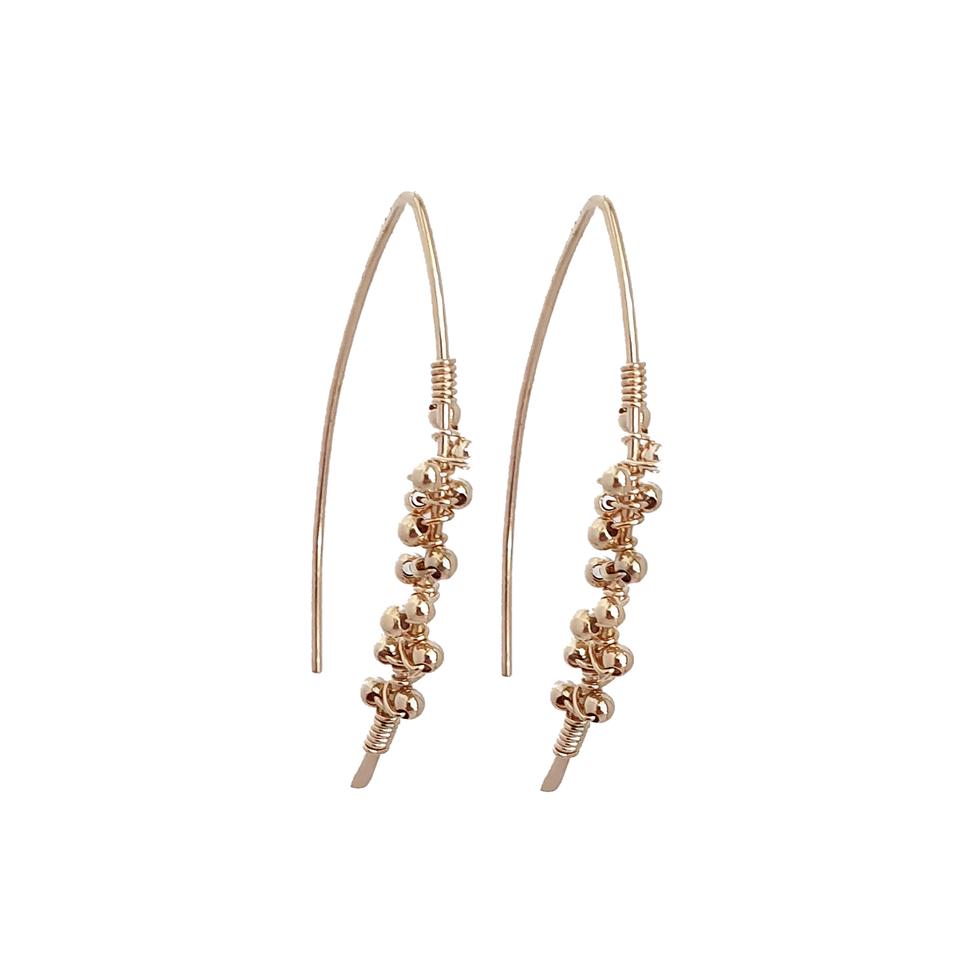 Gold Vine Earrings